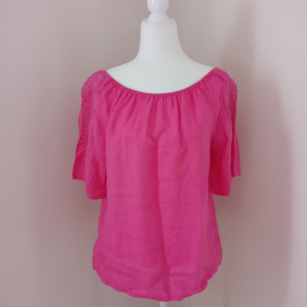Terzo Millennio Women Pink Top Size Small